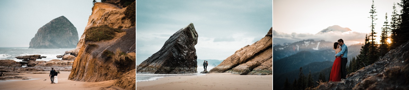 fotografia de casal em paisagens de casamento de aventura e fuga 