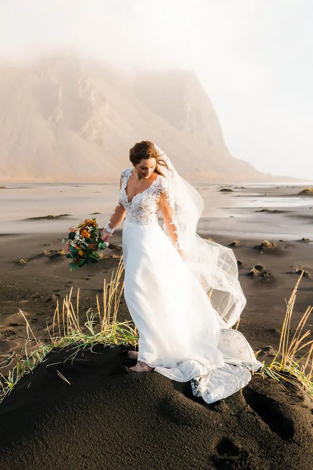 Elegant Simple Elopement Wedding Dress